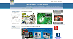 Desktop Screenshot of aplicacionestecnologicas.com